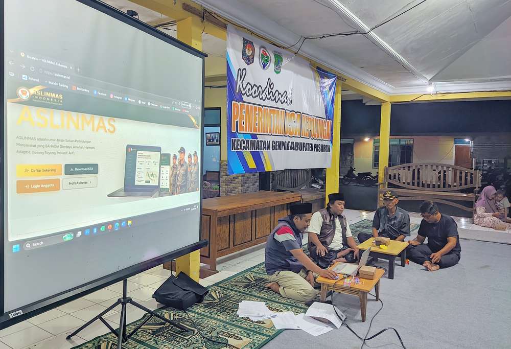 Pemdes Kepulungan Sosialisasikan Aslinmas, Perkuat Peran Linmas Berbasis Digital